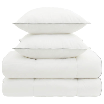 Duvet and Pillow Set 3 pcs 220x260 cm 4 Seasons 200+300 GSM