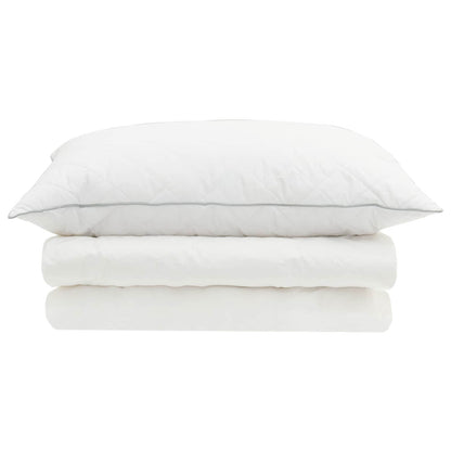 90% Goose Down Duvet Set FULDA 2 pcs 135 x 200 cm Summer White