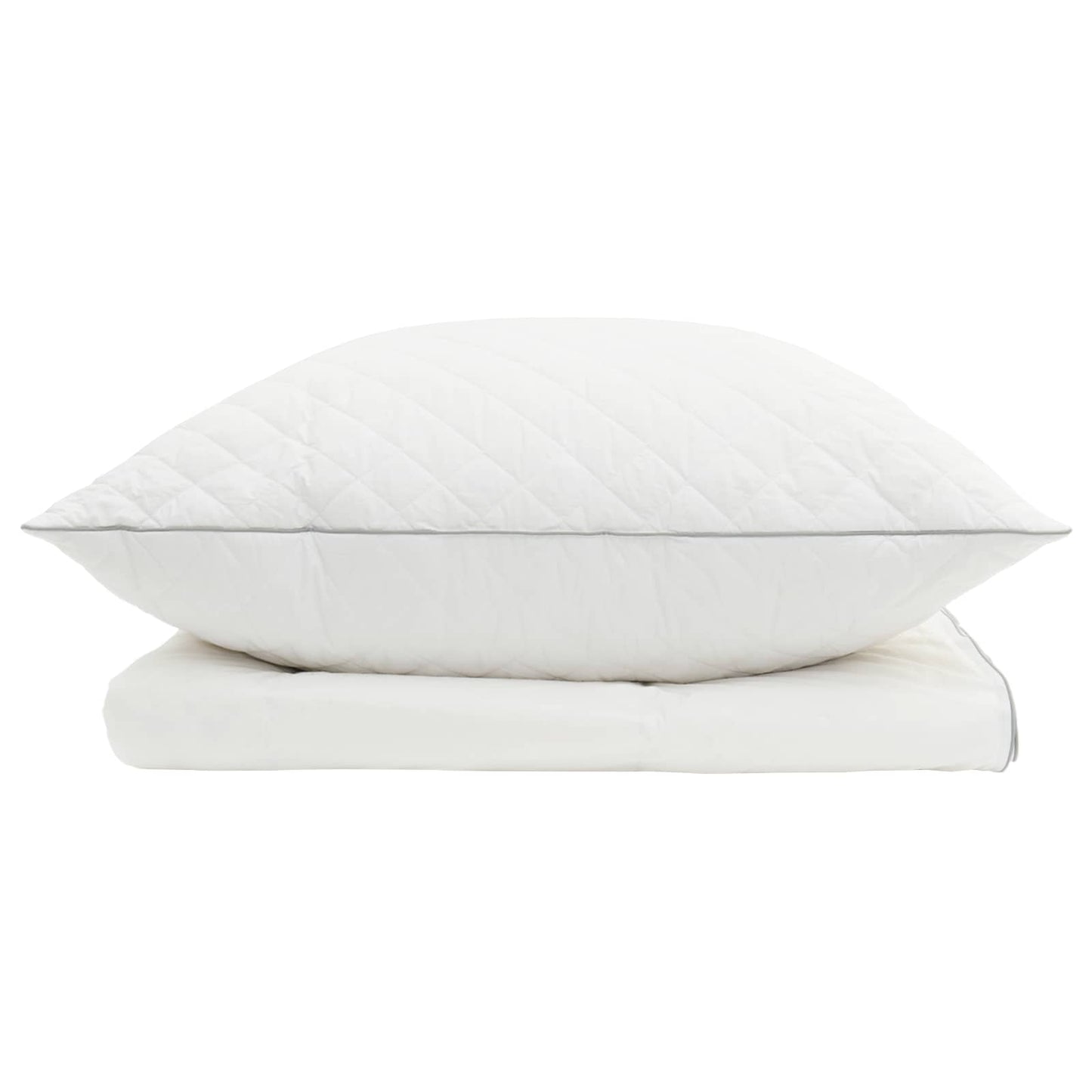 90% Goose Down Duvet Set FULDA 2 pcs 137 x 200 cm Summer White