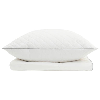 90% Goose Down Duvet Set FULDA 2 pcs 137 x 200 cm Summer White