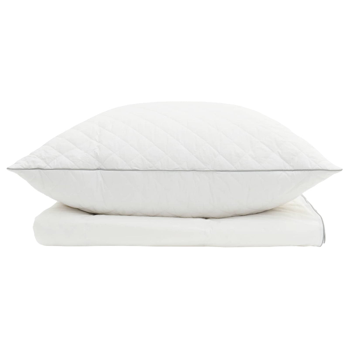90% Goose Down Duvet Set FULDA 2 pcs 150 x 200 cm Summer White