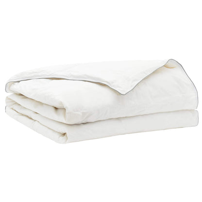 90% Goose Down Duvet Set FULDA 2 pcs 155 x 200 cm Summer White