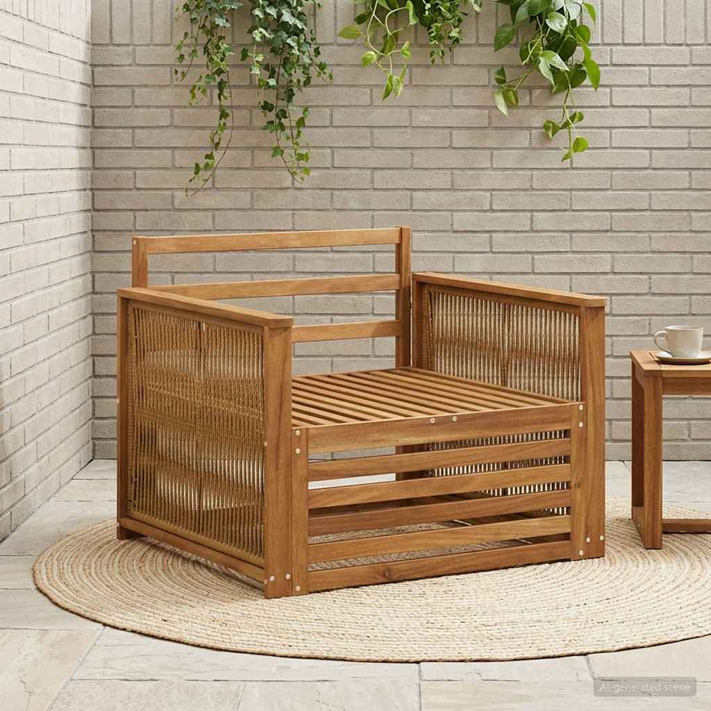 Outdoor Middle Sofa Natural