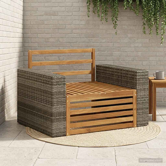 Outdoor Middle Sofa Natural