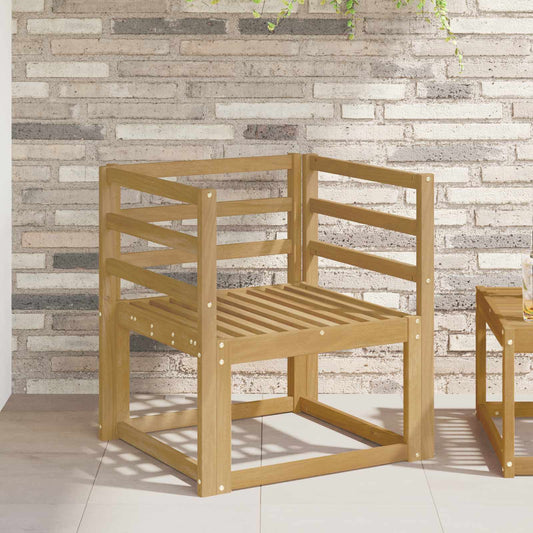 Outdoor Sofa Set Solid Acacia Wood White