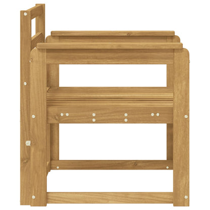 Outdoor Sofa Set Solid Acacia Wood White