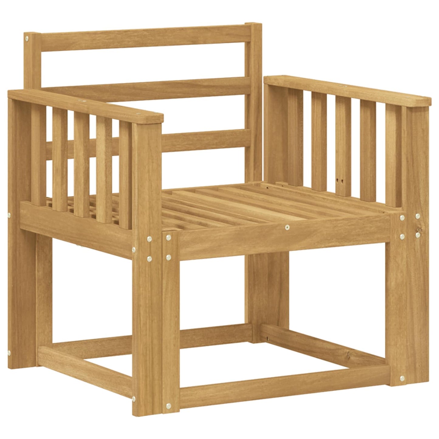 Outdoor Sofa Set Solid Acacia Wood White
