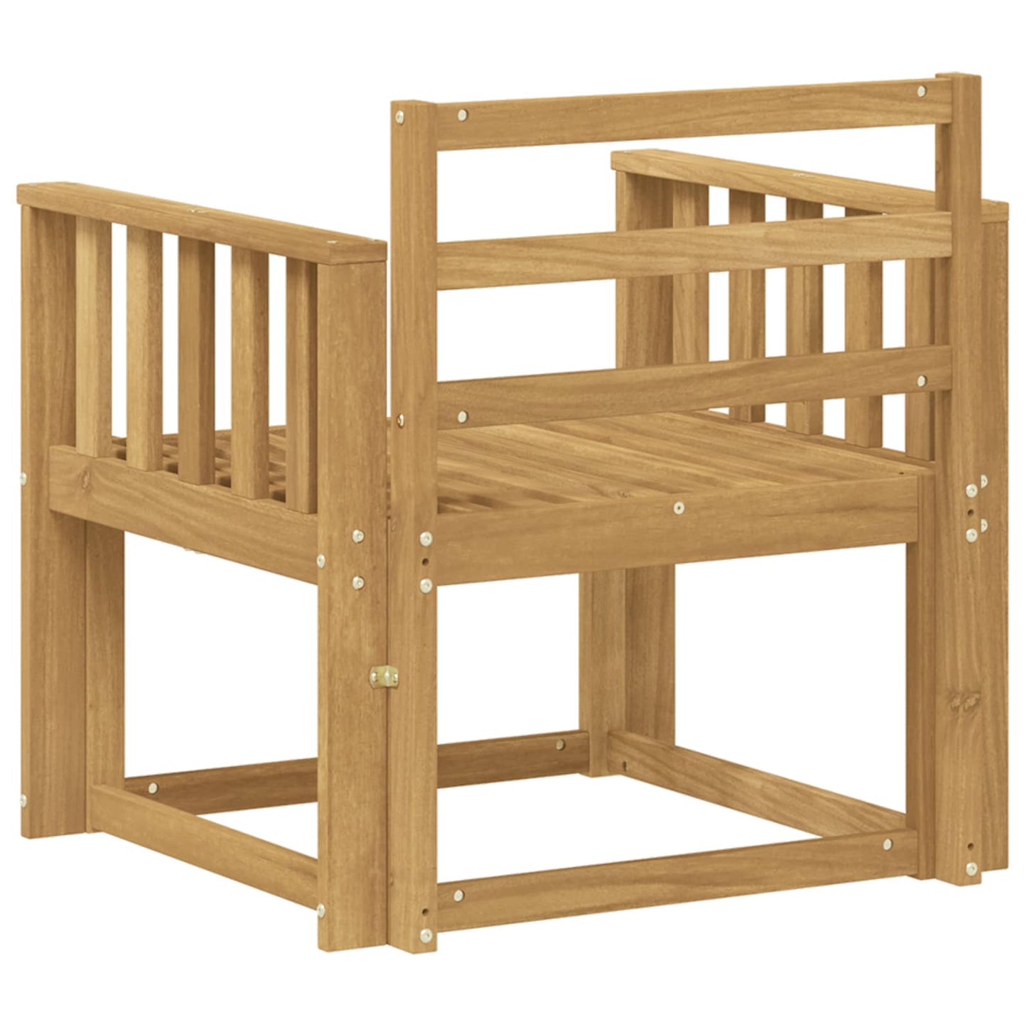 Outdoor Sofa Set Solid Acacia Wood White