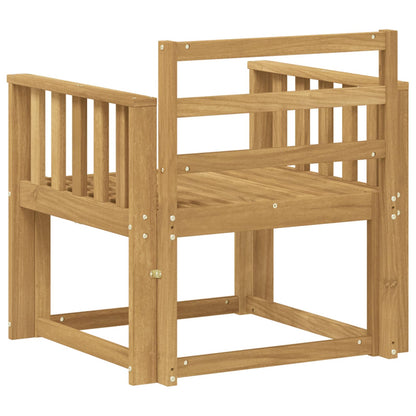 Outdoor Sofa Set Solid Acacia Wood White