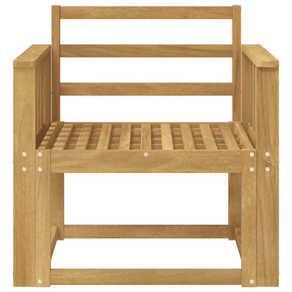 Outdoor Sofa Set Solid Acacia Wood White