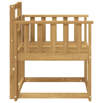Outdoor Sofa Set Solid Acacia Wood White