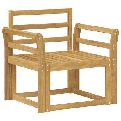Outdoor Sofa Set Solid Acacia Wood White