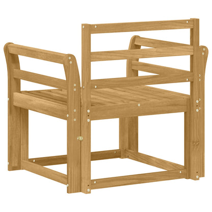 Outdoor Sofa Set Solid Acacia Wood White