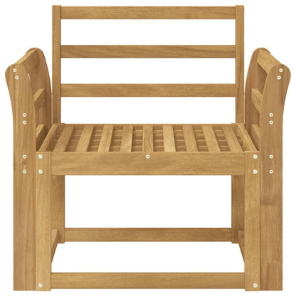 Outdoor Sofa Set Solid Acacia Wood White