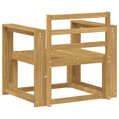 Outdoor Sofa Set Solid Acacia Wood White