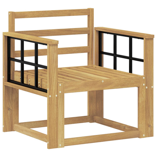 Outdoor Sofa Set Solid Acacia Wood White