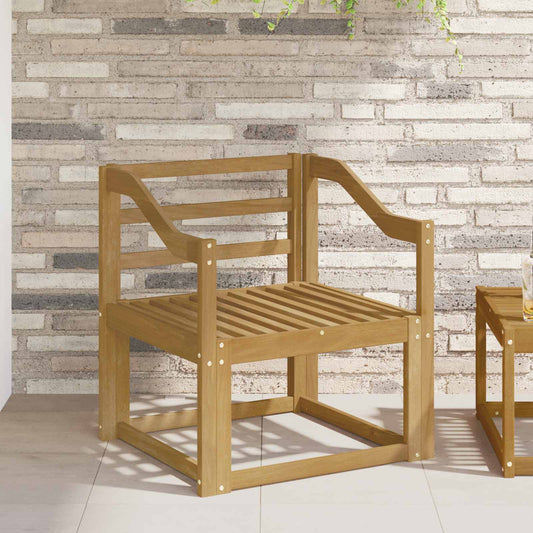 Outdoor Sofa Set Solid Acacia Wood White