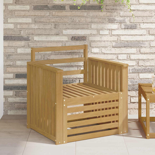 Outdoor Sofa Set Solid Acacia Wood White