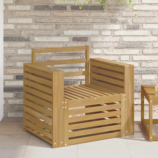 Outdoor Sofa Set Solid Acacia Wood White