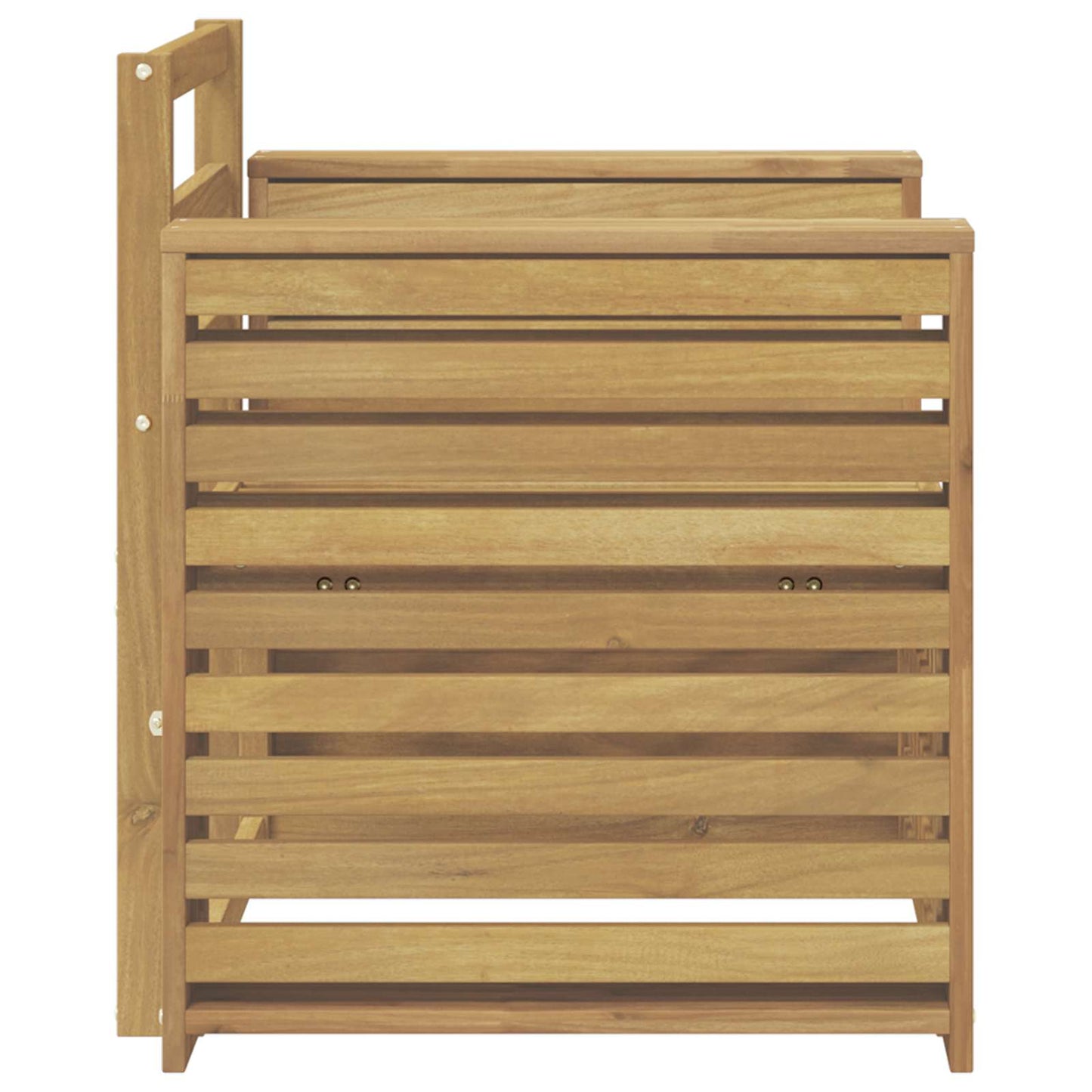 Outdoor Sofa Set Solid Acacia Wood White
