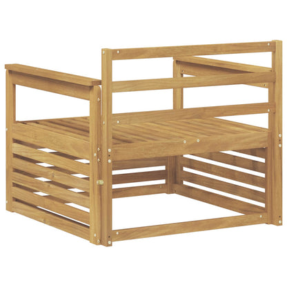 Outdoor Sofa Solid Acacia Wood White