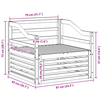 Outdoor Sofa White