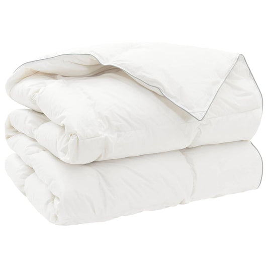 Duvet FULDA 200 x 200 cm 4 Seasons 210 GSM 90% Goose Down White