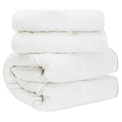 Duvet FULDA 135 x 200 cm 4 Seasons 310 GSM 90% Goose Down White