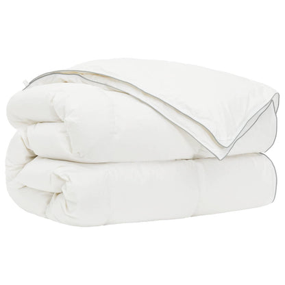 Duvet FULDA 140 x 200 cm 4 Seasons 310 GSM 90% Goose Down White