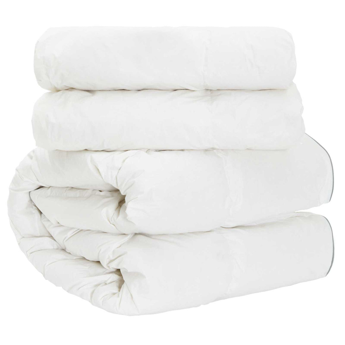 Duvet FULDA 155 x 220 cm 4 Seasons 310 GSM 90% Goose Down White