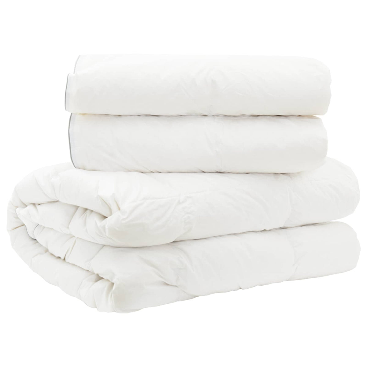 Duvet FULDA 200 x 220 cm 4 Seasons 310 GSM 90% Goose Down White