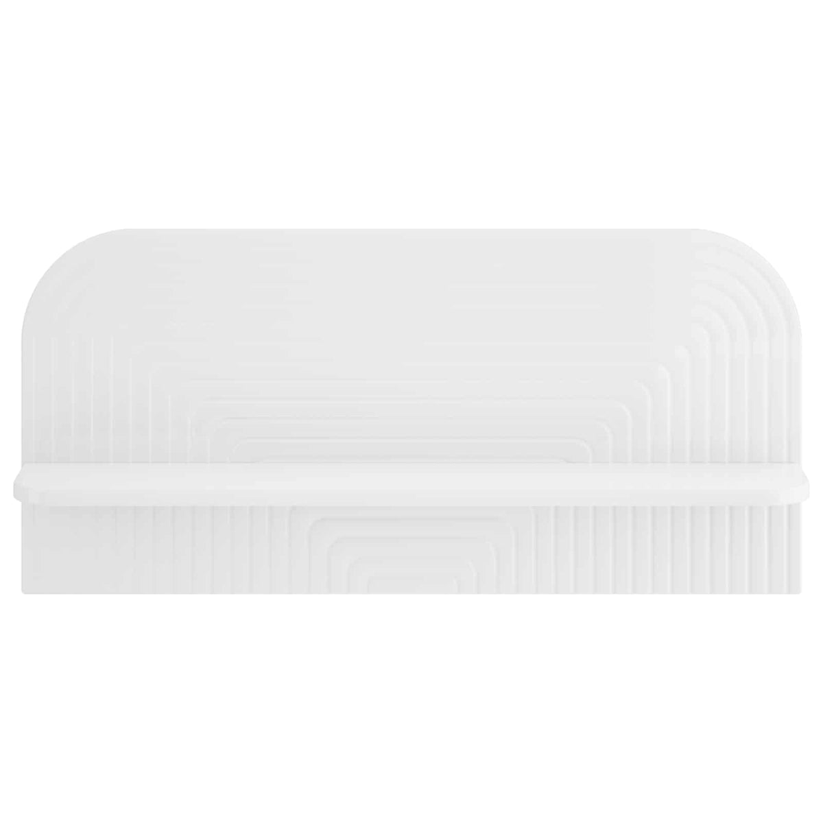 Wall Shelf 2 pcs High Gloss White 80.5 x 13.5 x 37.5 cm