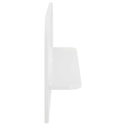 Wall Shelf 2 pcs High Gloss White 80.5 x 13.5 x 37.5 cm