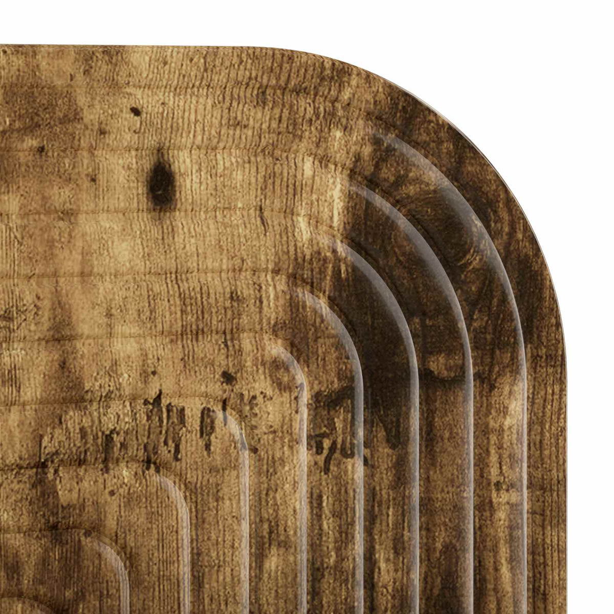 Wall Shelf 2 pcs Smoked Oak 80.5 x 13.5 x 37.5 cm