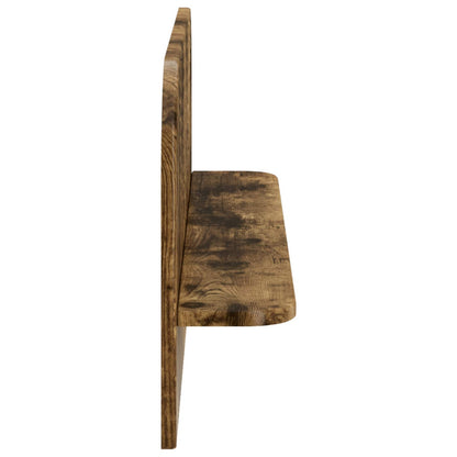 Wall Shelf 2 pcs Smoked Oak 80.5 x 13.5 x 37.5 cm