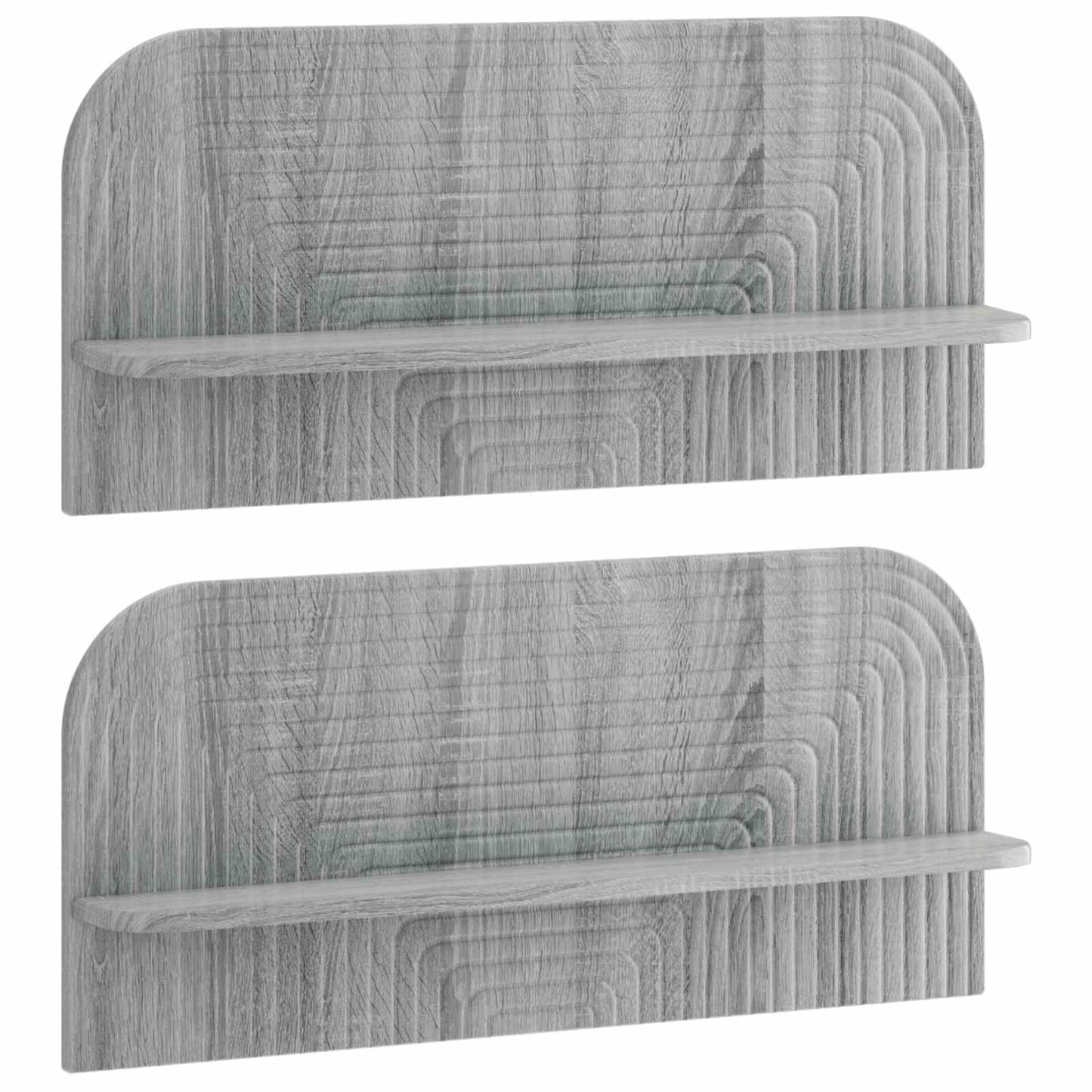 Wall Shelf 2 pcs Grey Sonoma 80.5 x 13.5 x 37.5 cm