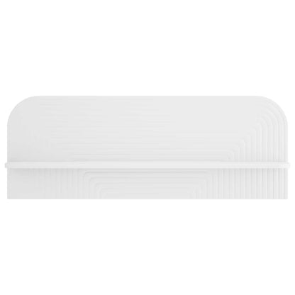 Wall Shelf 2 pcs White 102 x 13.5 x 37.5 cm Engineered Wood