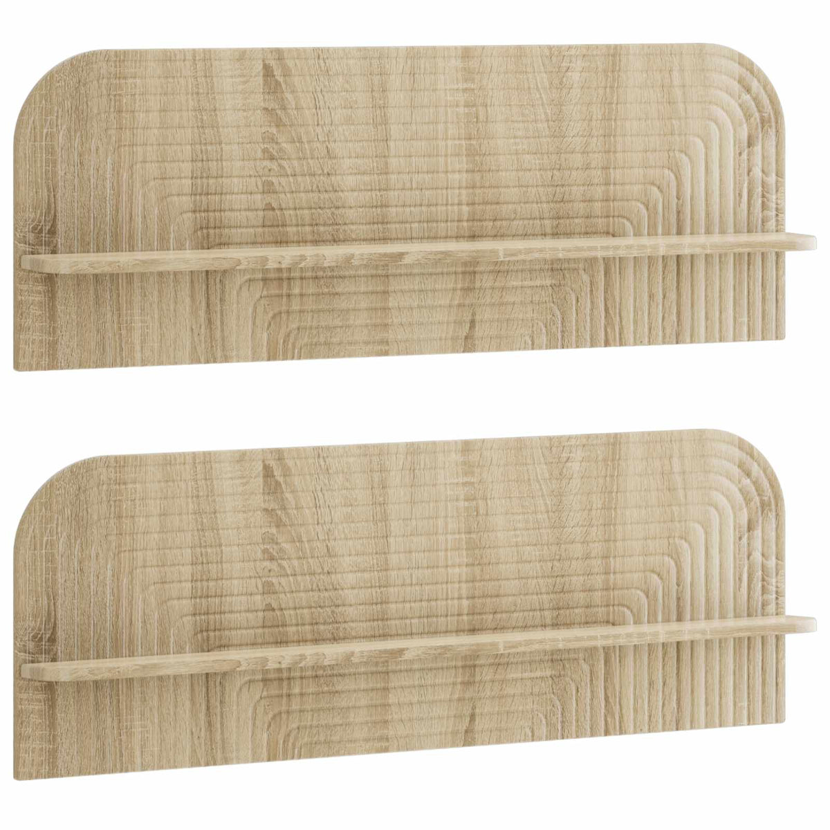 Wall Shelf 2 pcs Sonoma Oak 102 x 13.5 x 37.5 cm