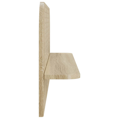 Wall Shelf 2 pcs Sonoma Oak 102 x 13.5 x 37.5 cm