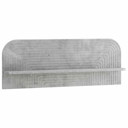 Wall Shelf 2 pcs Concrete Grey 102 x 13.5 x 37.5 cm