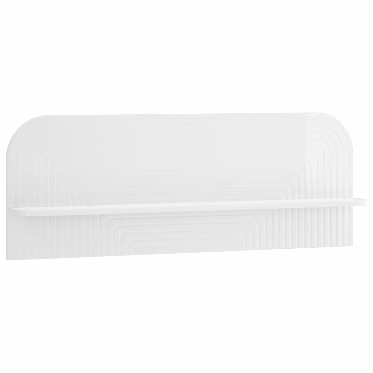 Wall Shelf 2 pcs High Gloss White 102 x 13.5 x 37.5 cm