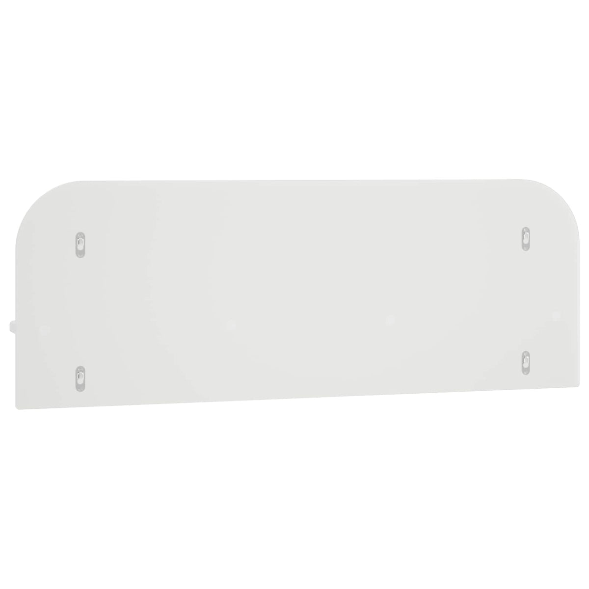 Wall Shelf 2 pcs High Gloss White 102 x 13.5 x 37.5 cm