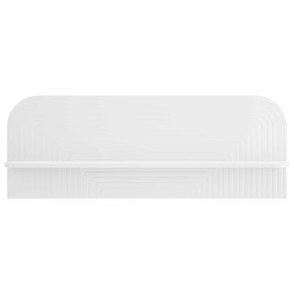 Wall Shelf 2 pcs High Gloss White 102 x 13.5 x 37.5 cm