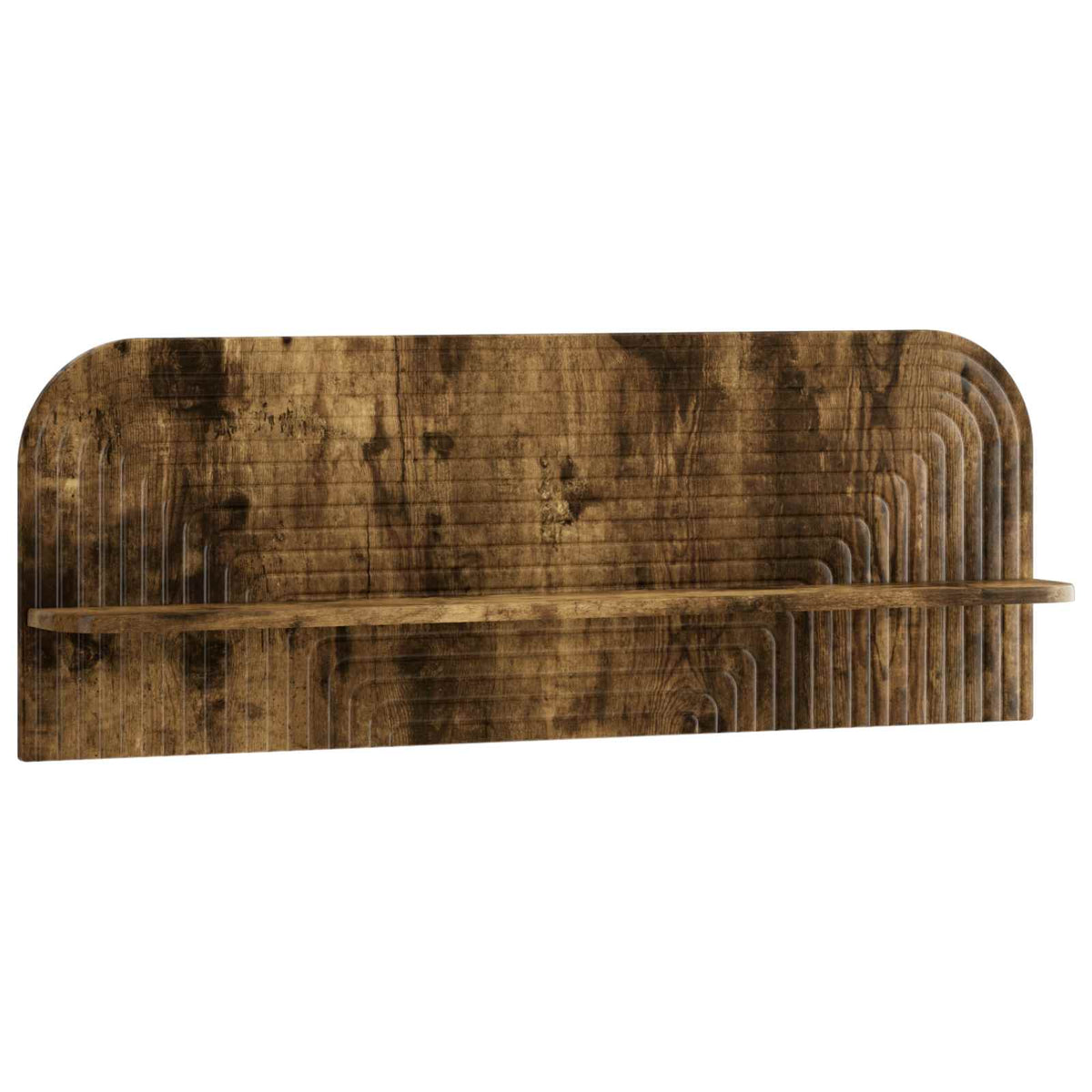 Wall Shelf 2 pcs Smoked Oak 102 x 13.5 x 37.5 cm