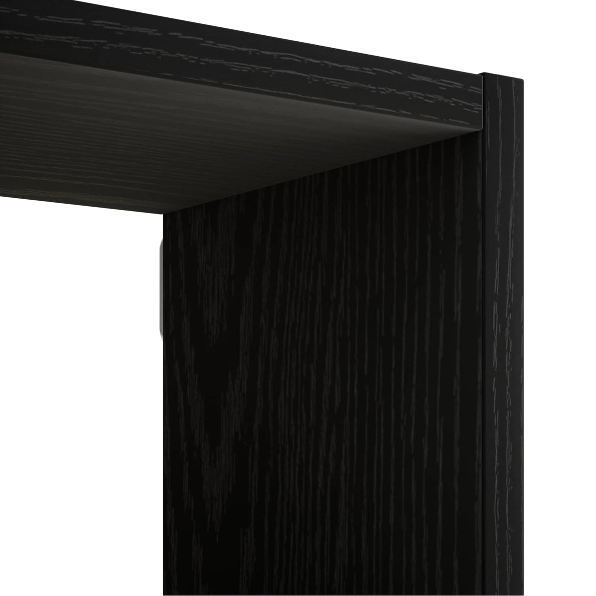 Wall Shelf Black Oak 103 x 17 x 102 cm Engineered Wood
