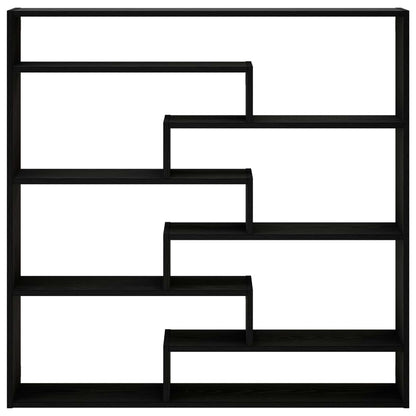 Wall Shelf Black Oak 103 x 17 x 102 cm Engineered Wood