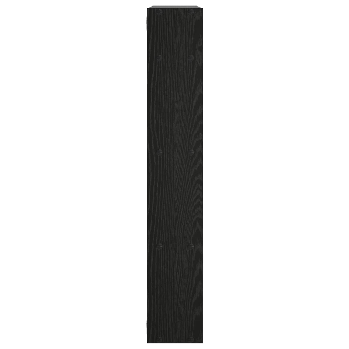 Wall Shelf Black Oak 103 x 17 x 102 cm Engineered Wood