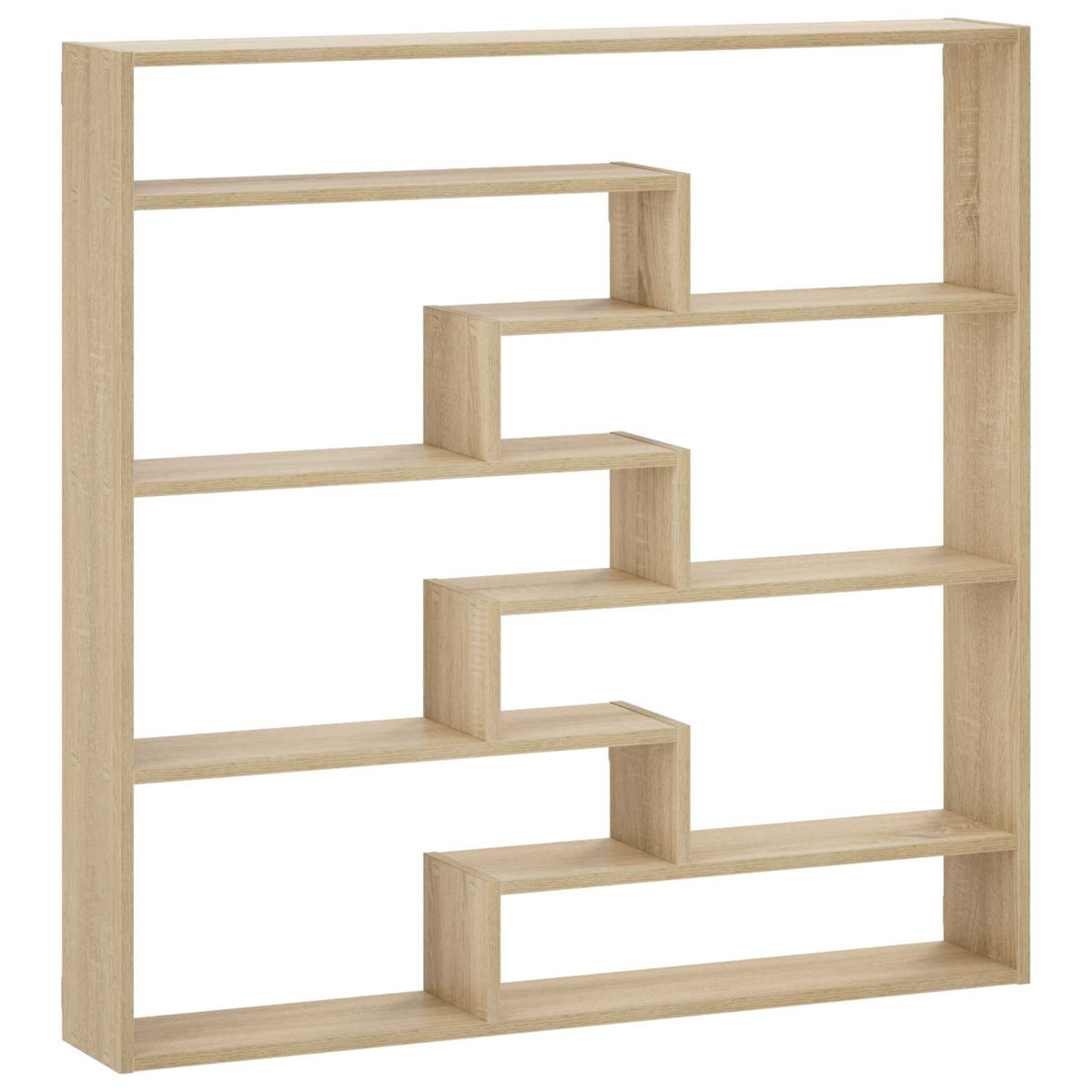 Wall Shelf Sonoma Oak 103 x 17 x 102 cm Engineered Wood