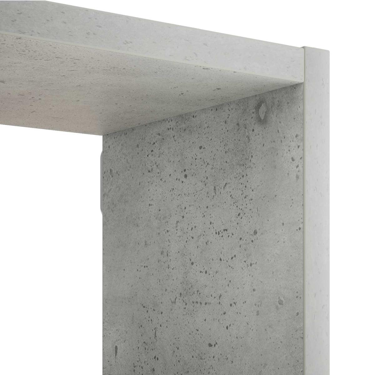 Wall Shelf Concrete Grey 103 x 17 x 102 cm Engineered Wood
