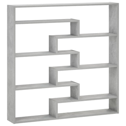 Wall Shelf Concrete Grey 103 x 17 x 102 cm Engineered Wood